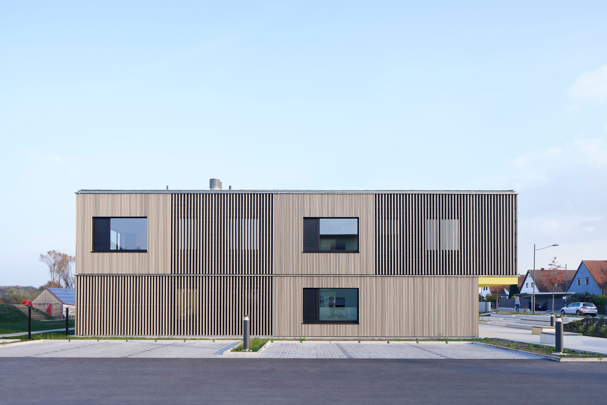 kindergarten st laurentius in neustadt holz kultur bildung baunetz wissen