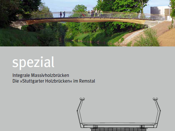Integrale Massivholzbrücken
