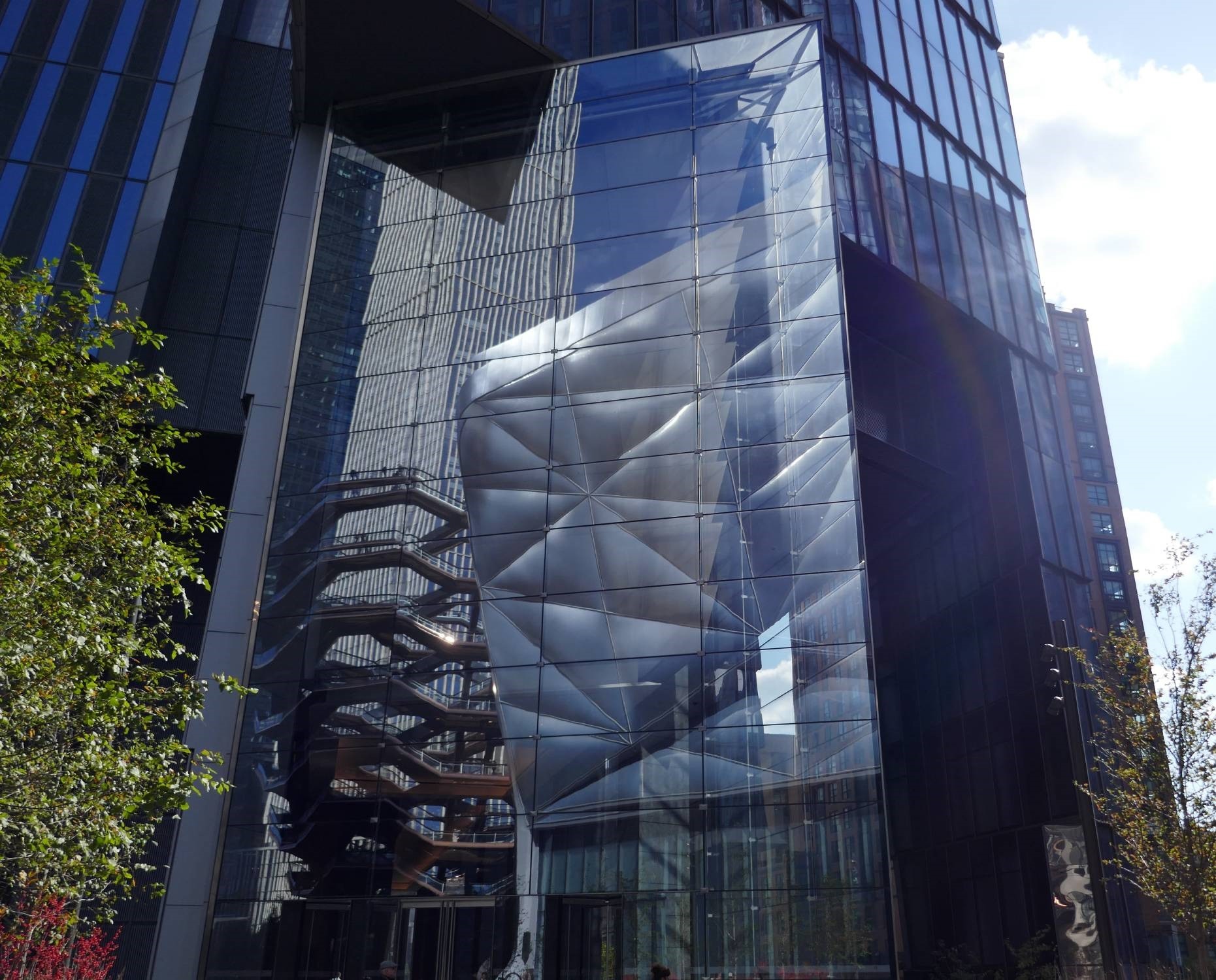 Das neue Kulturzentrum ist Teil des geplanten Stadtentwicklungs- und Architekturprojekts Hudson Yards im Westen Manhattans.