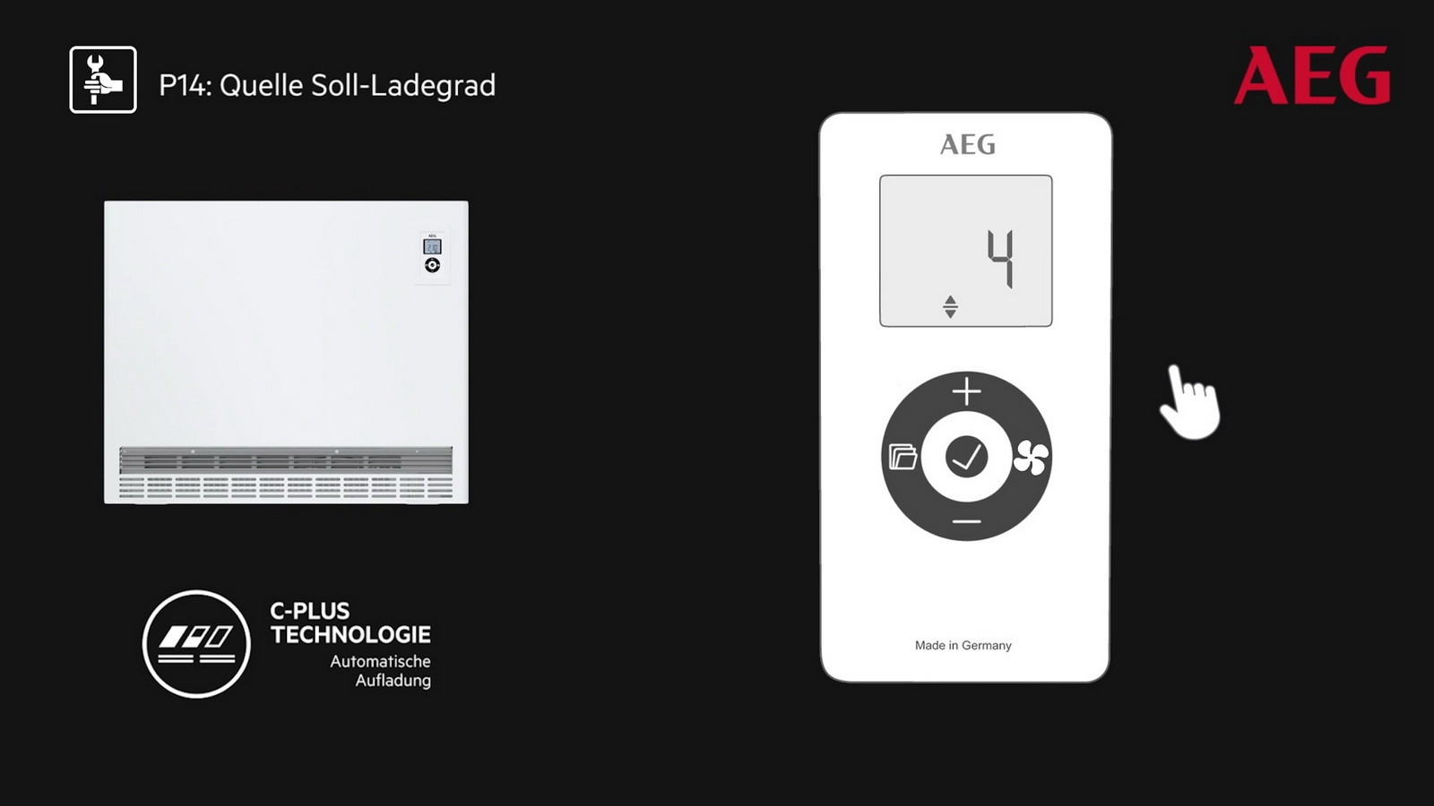 AEG Wärmespeicher sind effizient, besitzen einen intuitiven Bedienkomfort und ein zeitloses Design.