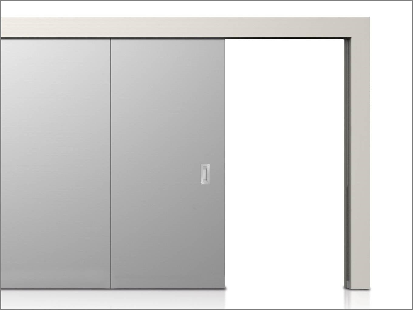 Gleichermaßen elegant wie sicher: das Feuerschutzschiebetor der Firma Teckentrup.