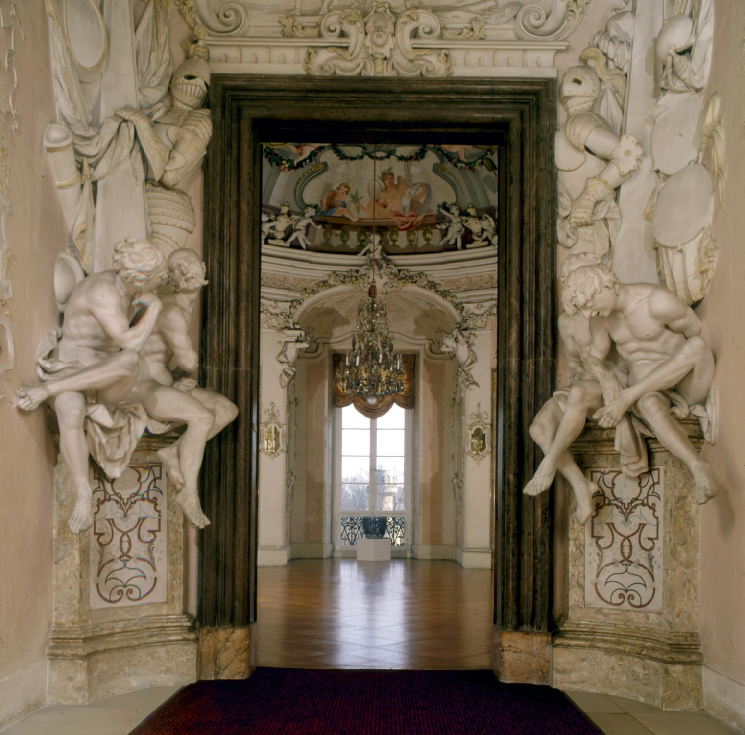 Achse zwischen Tür und Fenster, Apartment der Erbprinzessin im Residenzschloss Ludwigsburg