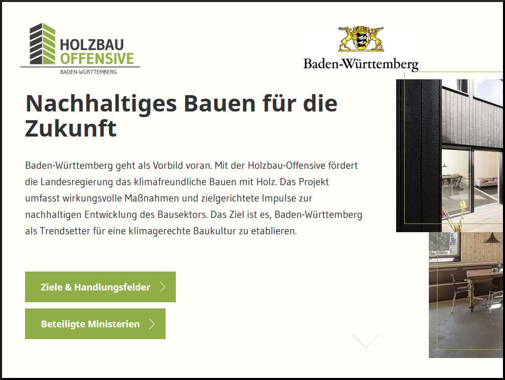 Holzbau-Offensive Baden-Württemberg