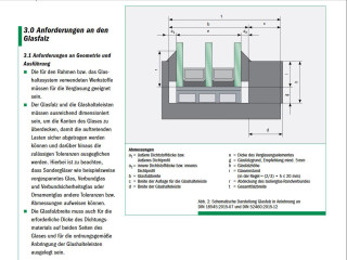 Das Merkblatt des Bundesverbandes Flachglas enthält Anforderungen und Hinweise zur innen- und außenseitigen Anwendung von Einfachverglasungen und Mehrscheibenisolierverglasungen.