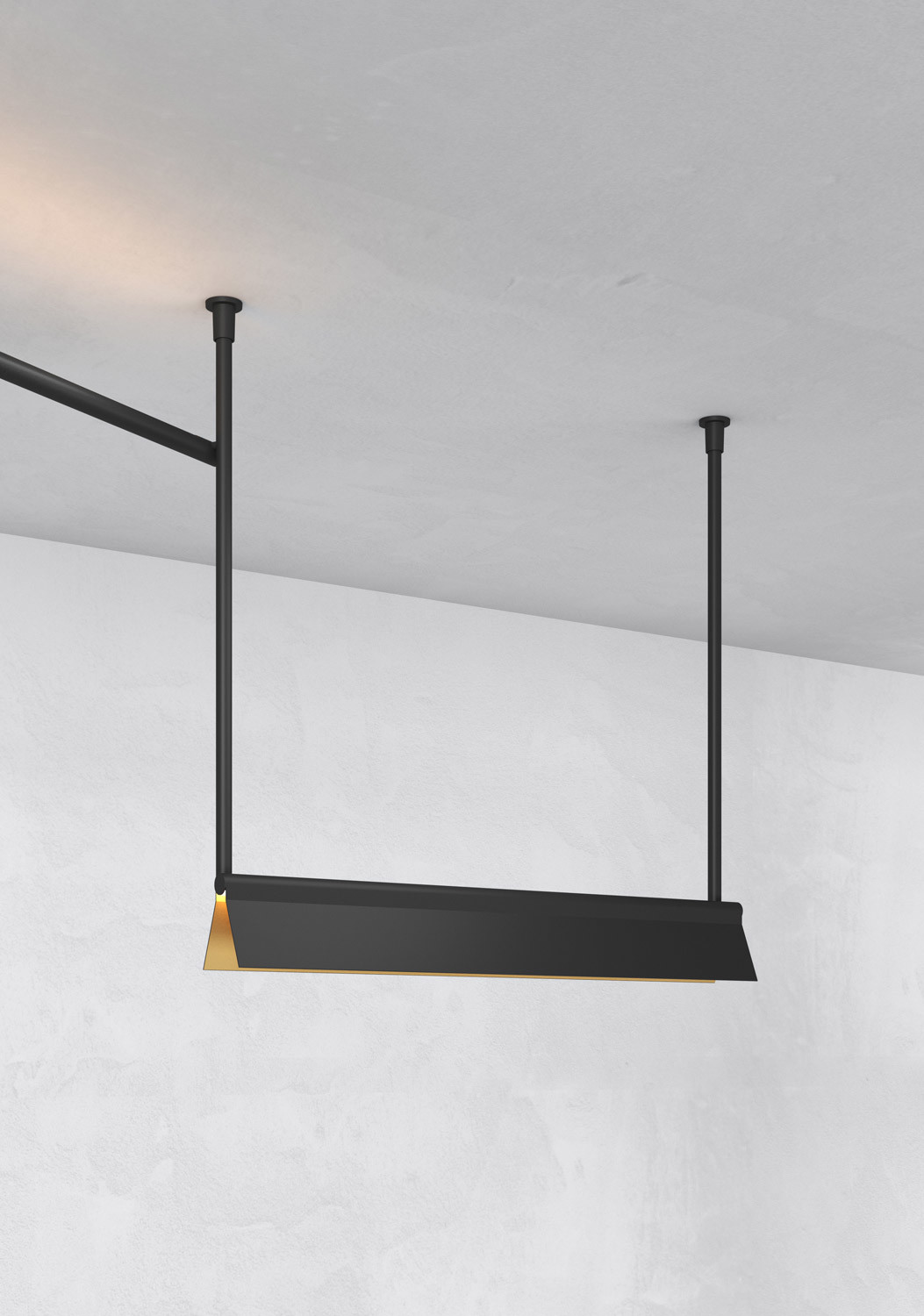 Eine von mehreren Variationen: trapezförmig abgedeckte LED-Leuchtröhre.