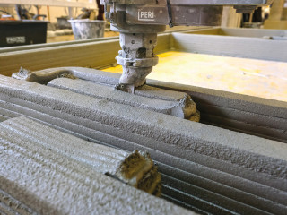 Peri arbeitet seit 2018 an der Weiterentwicklung der Beton-Druck-Technologie und der Markterschließung mit.