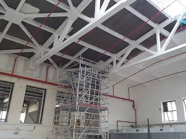 Bei der Ertüchtigung der Produktionsanlage für PKW-Reifen im hessischen Korbach musste neuen Brandschutzanforderungen nachgekommen wurde. 