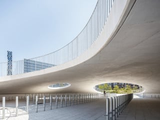 Bei der Gestaltung eines Platzes auf dem Südcampus der Universität Kopenhagen spielte der bequeme Zugang auf zwei Rädern eine große Rolle.