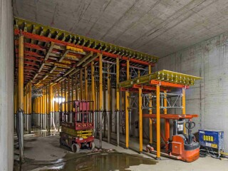 In einen Wald am Rande von Darmstadt entsteht neben dem GSI Helmholtzzentrum für Schwerionenforschung die Teilchenbeschleunigeranlage Fair.