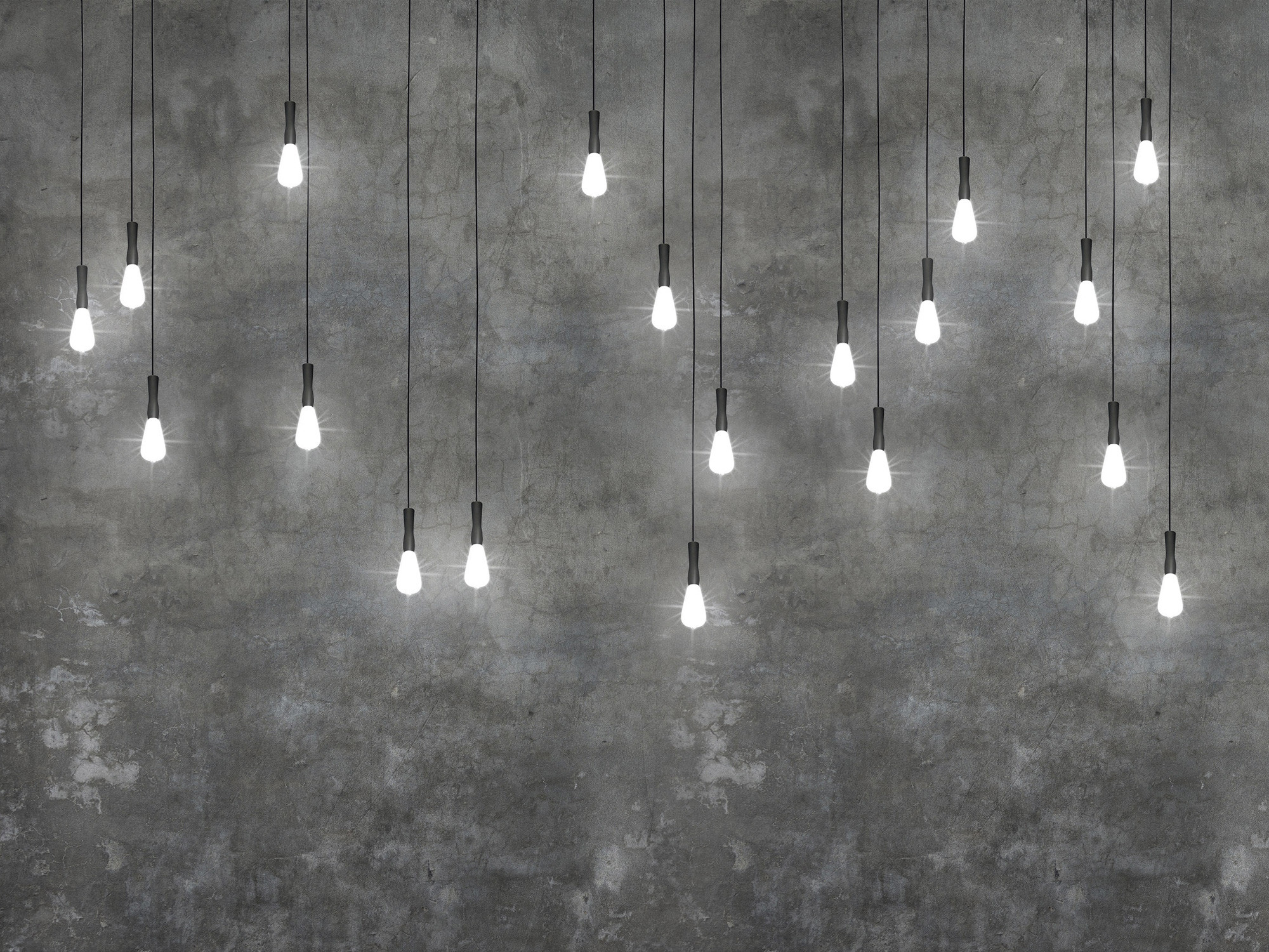 Der italienische Hersteller Instabilelab hat mit Light+Light eine Tapetenkollektion entworfen, die im Dunkeln leuchten kann.