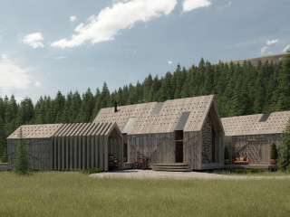 Die modularen Holzhäuser mit der Bezeichnung Villa Voon lassen sich vielfältig nutzen und individuell gestalten.