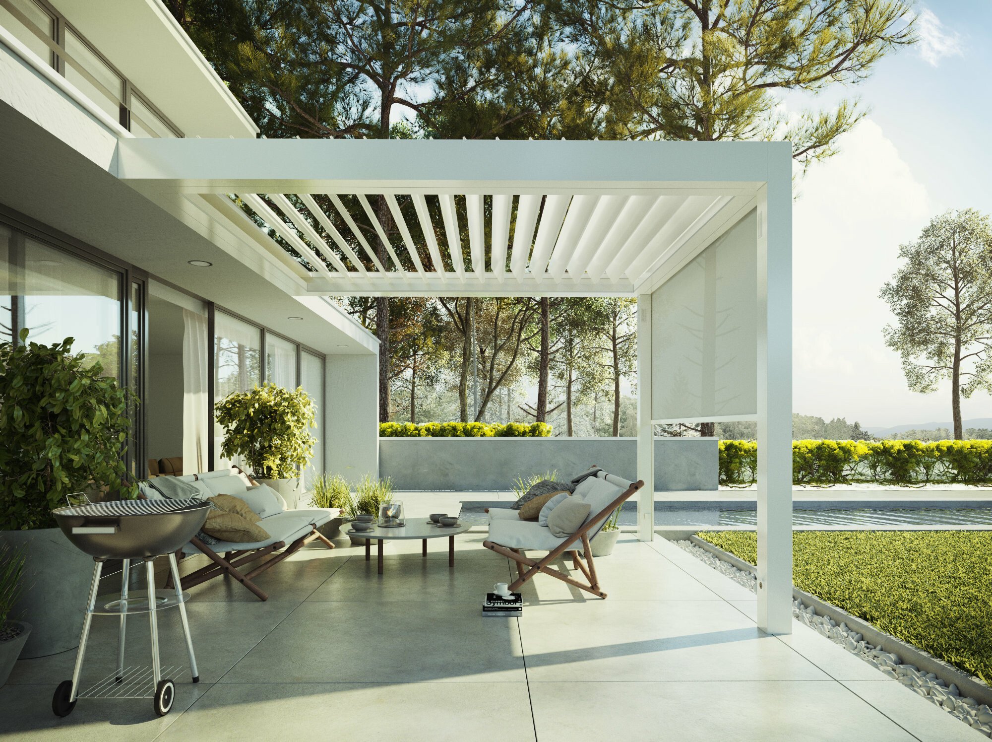 Modulares Sonnendach mit vielen Extras Sonnenschutz Produkte