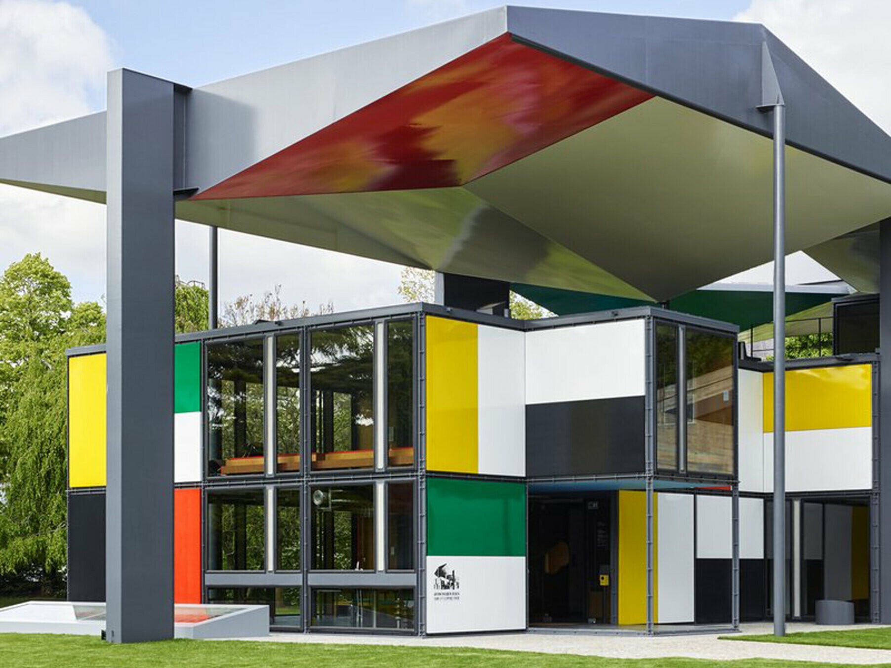 Der 1967 posthum fertiggestellte Pavillon Le Corbusier in Zürich ist der letzte Bau des Architekten.
