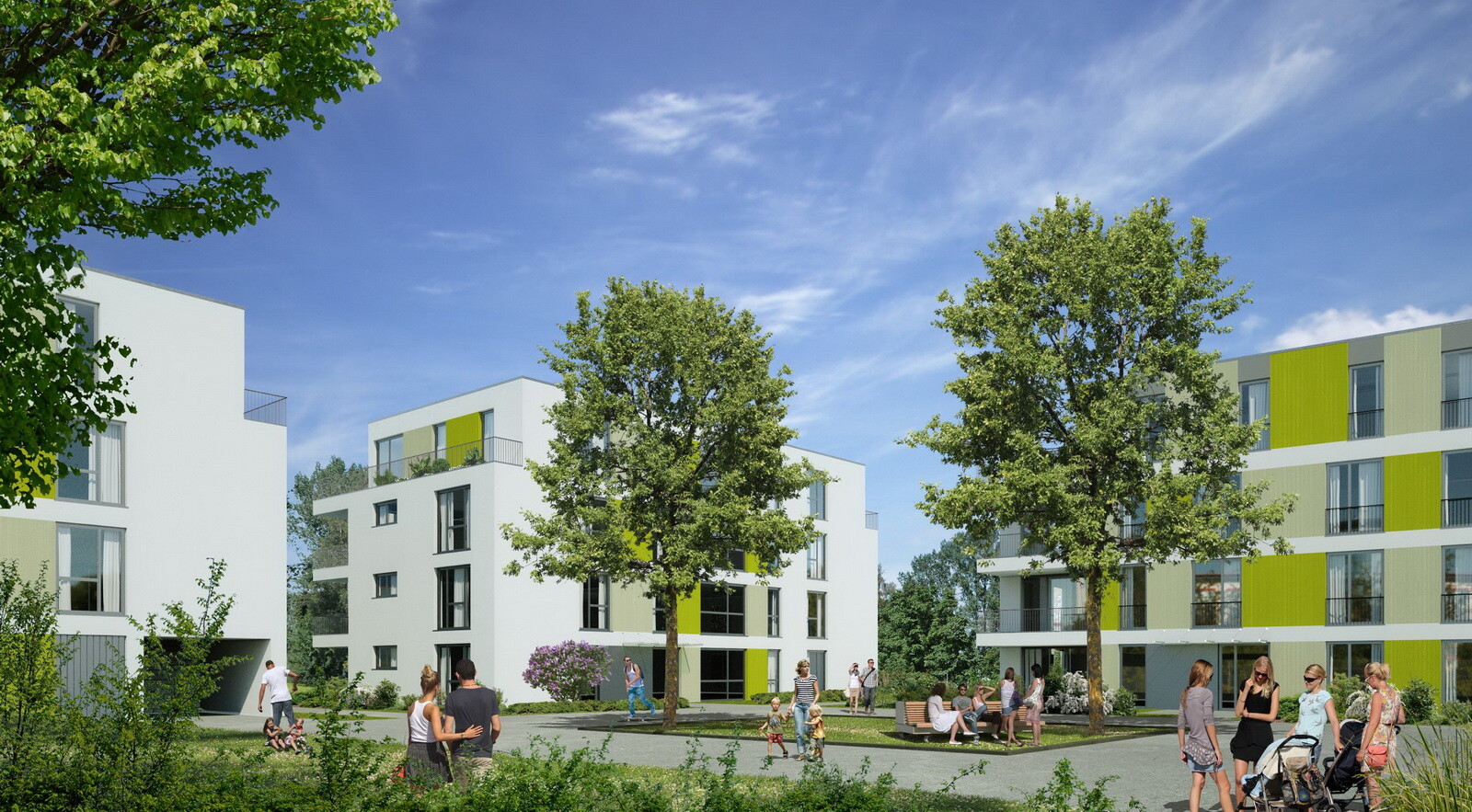 Das Quartiersprojekt Luise-Bronner-Straße in Heilbronn der Stadtsiedlung Heilbronn und der IEP Wohnen erhielt einen 3. Platz.