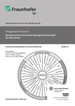 Raumakustisch-thermisches Behaglichkeitsmodell für Büroräume