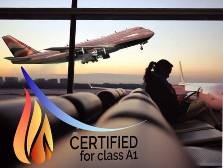 Monitore und Touchscreens , die auch im Brandfall keine Rauchgase emittieren, bietet das Unternehmen Distec an.