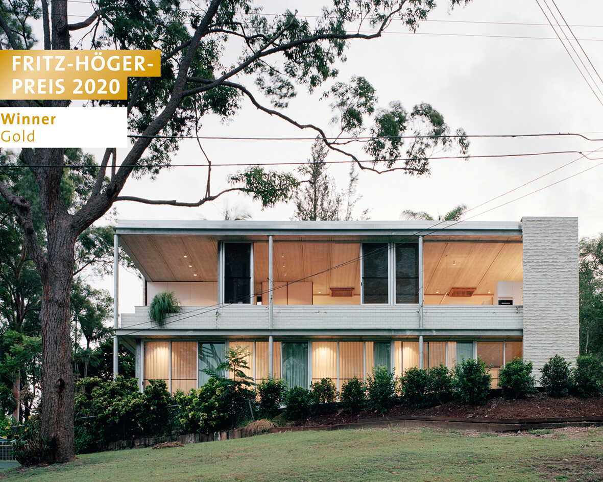 Couldrey House in Seven Hills von Peter Besley, Seven Hills - Winner Gold Einfamilienhaus beim Fritz-Höger-Preis 2020 für Backstein-Architektur
