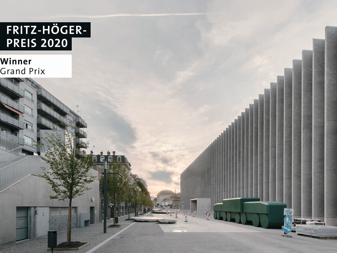 Musée cantonal des Beaux-Arts in Lausanne von Barozzi Veiga, Barcelona in der Kategorie Öffentliche Bauten, Freizeit & Sport - Winner Grand-Prix beim Fritz-Höger-Preis 2020 für Backstein-Architektur