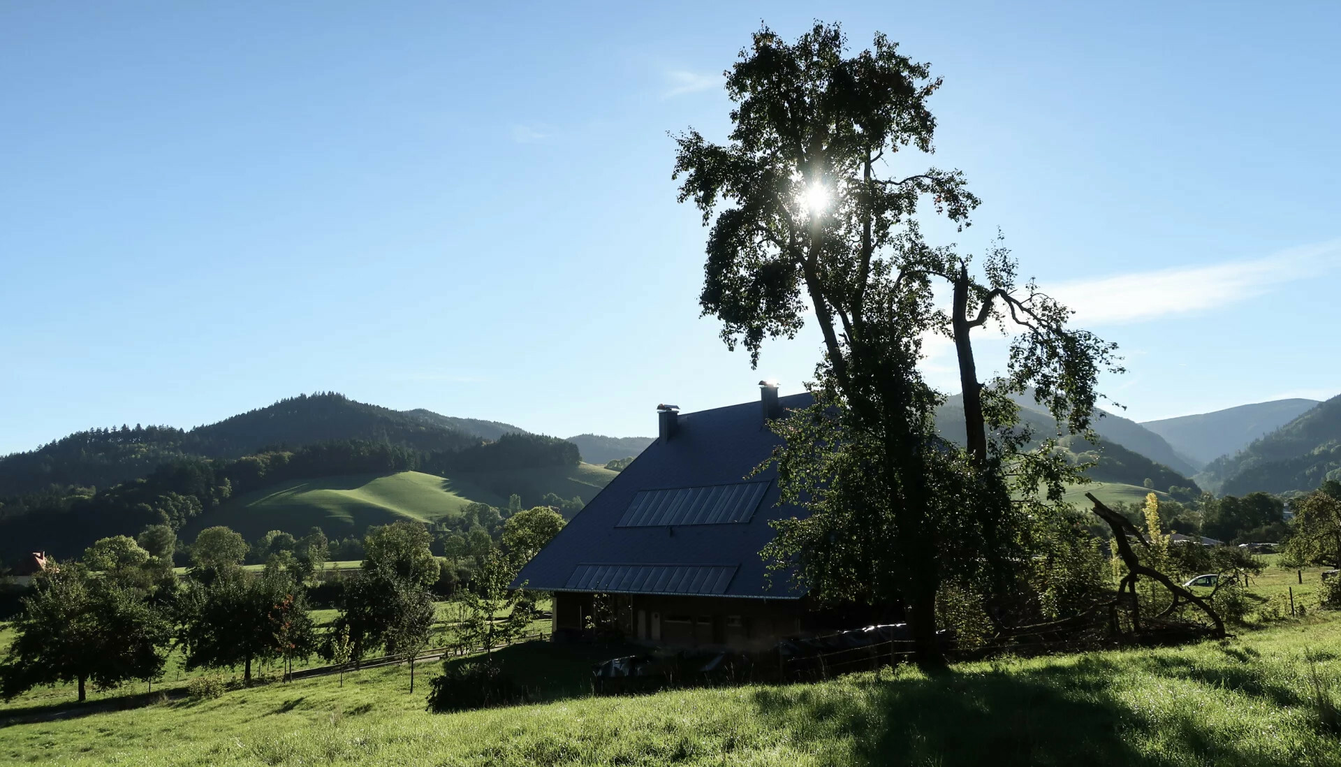 Die Eindachhöfe Dreisamtäler Typologie wurden im 17. Und 18. Jahrhundert errichtet und stehen zumeist exponiert mitten in der Landschaft.