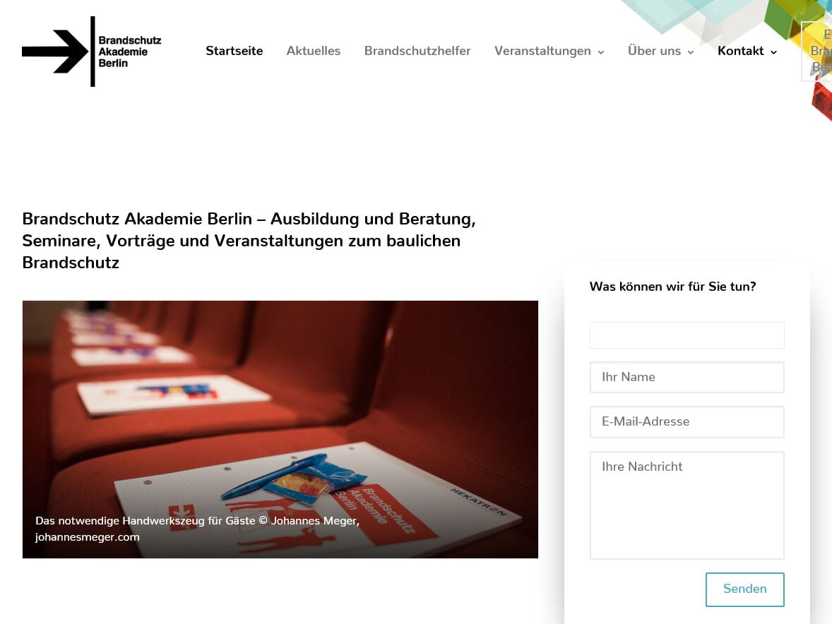 Die BAB widmet sich der Ausbildung und Beratung auf dem Gebiet des Brandschutzes und führt Ausbildungsgänge, Seminare, Vorträge und Veranstaltungen durch. 