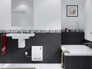 Mit dem Schnellheizer CK 20 Premium von Stiebel Eltron lässt sich das Badezimmer am Morgen schnell auf Wohlfühltemperatur bringen.
