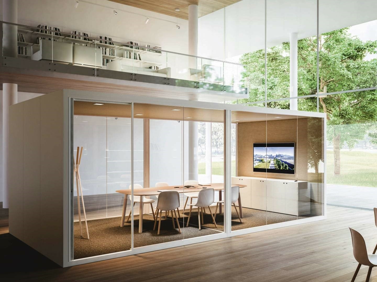 Deckenpaneel mit integrierbarer Lichtschiene | Akustik | News/Produkte