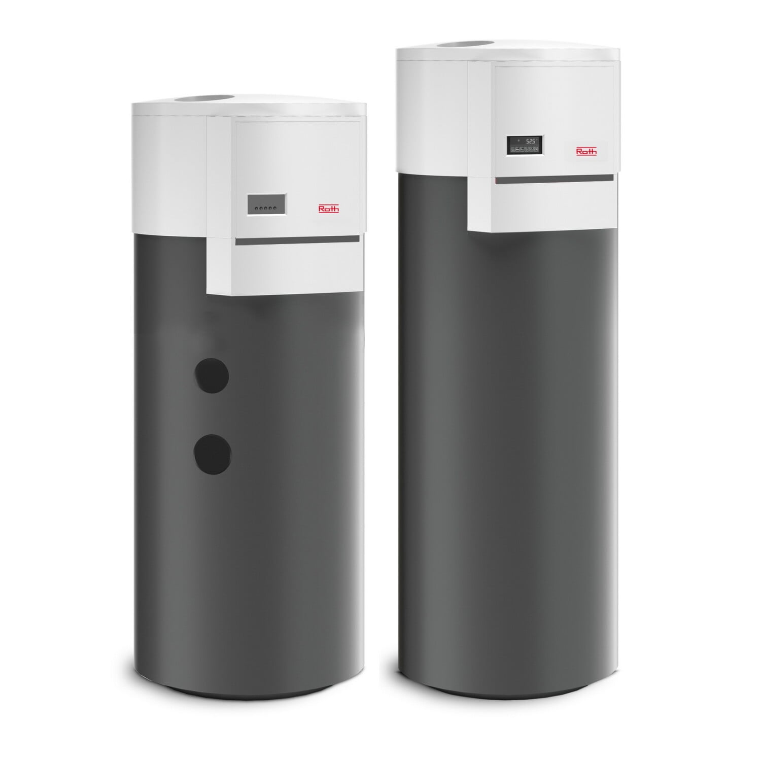 Die Warmwasser-Wärmepumpen AuraUnit TW 250 und TW 330 PV von Roth erlauben eine vom Heizsystem unabhängige Brauchwassererwärmung.