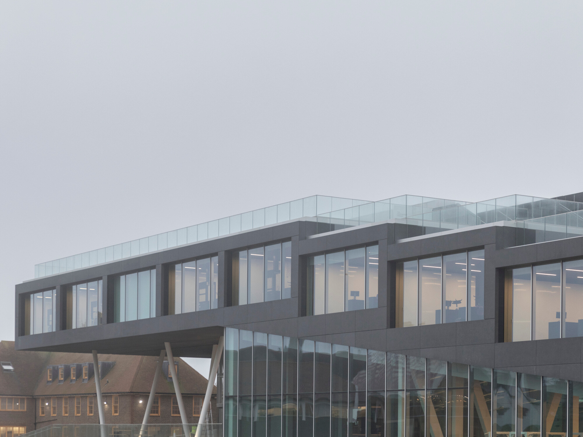 Erweiterung des Brighton College Flachdach Bildung