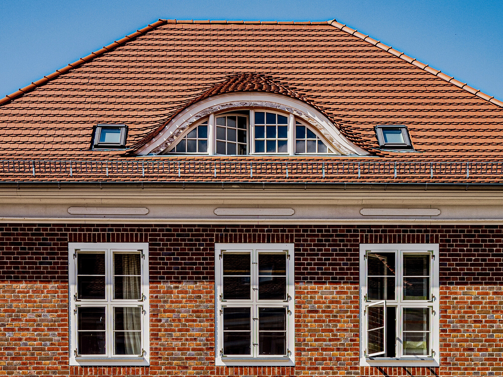 Öffnungsflügel eines Fledermausfensters