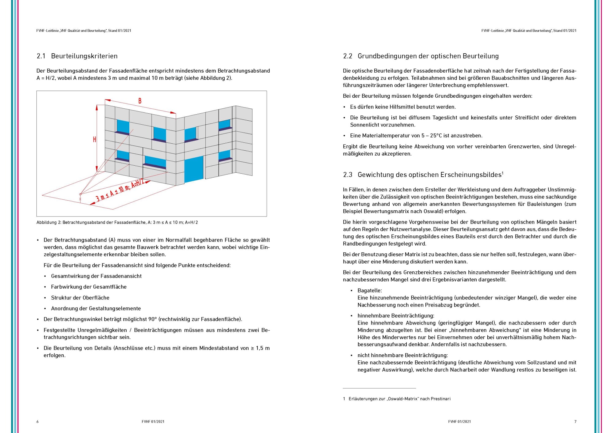 VHF – Qualität und Beurteilung