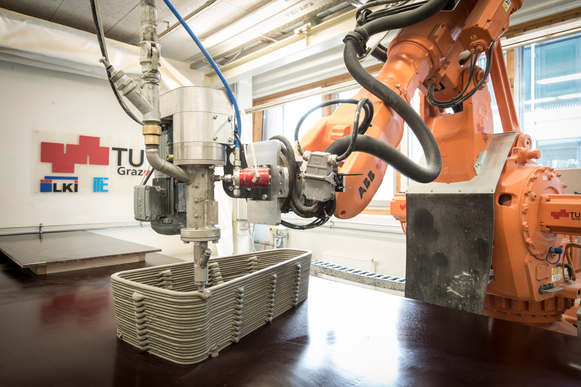 Die Aussparungskörper können dank der 3D-Technik – beschränkt von der Reichweite des Roboterarms – mit unterschiedlichen Proportionen erstellt werden. 