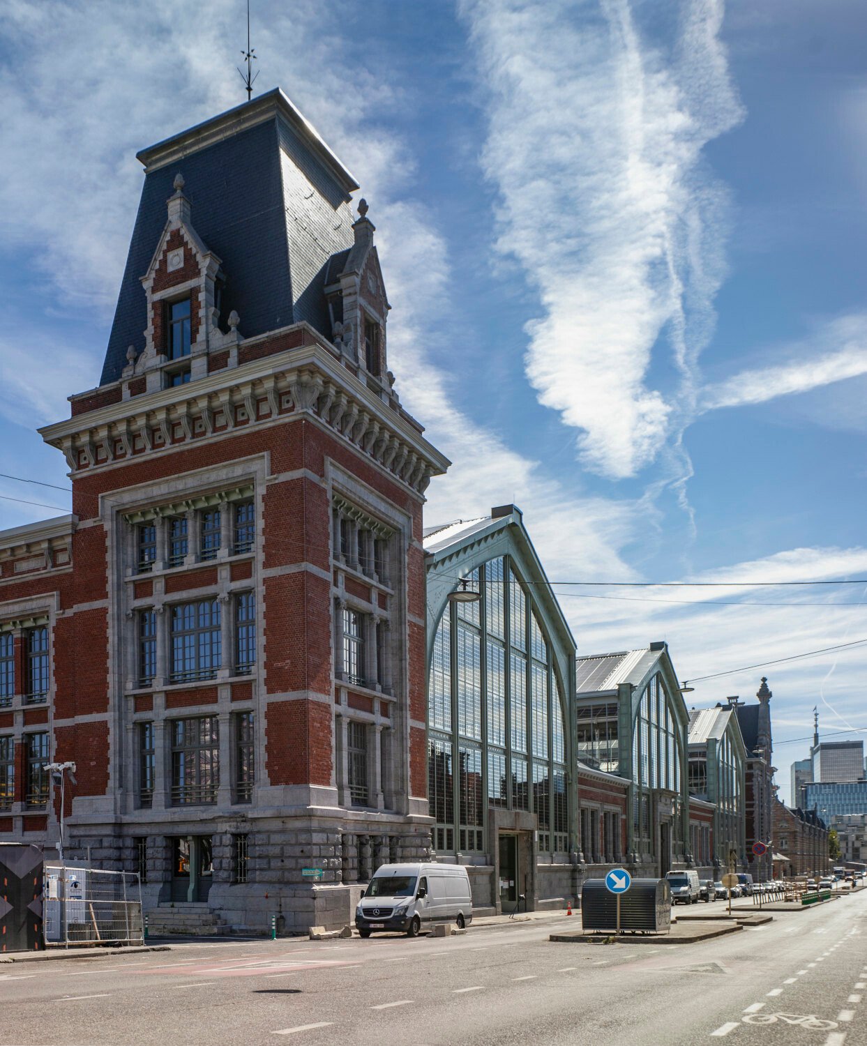 Gare Maritime in Brüssel Treppen Sonderbauten