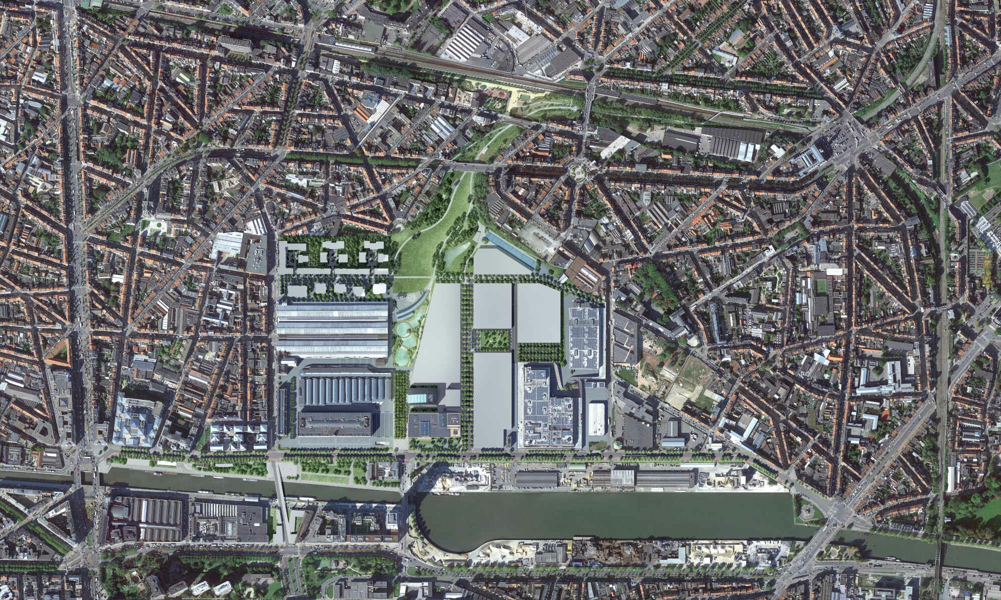 Gare Maritime in Brüssel Treppen Sonderbauten