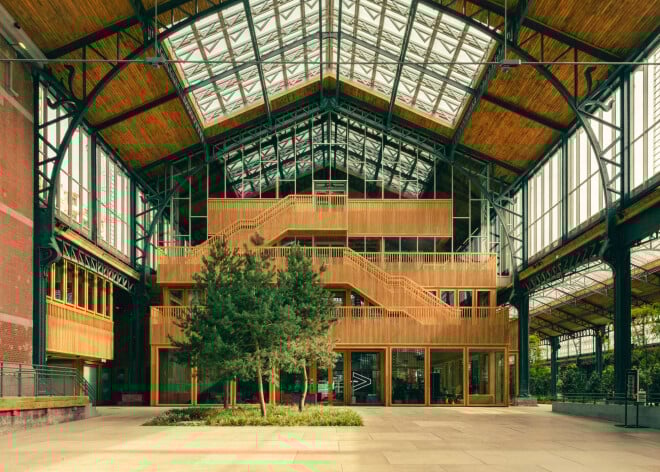 Gare Maritime in Brüssel Treppen Sonderbauten
