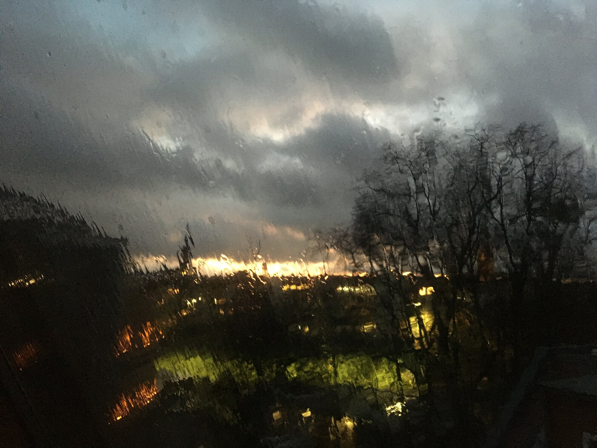 Die Intensität extremer Niederschläge hat sich in Mitteleuropa um bis zu 19 Prozent erhöht (im Bild: Unwetter mit Starkregen über Berlin im Januar 2021).