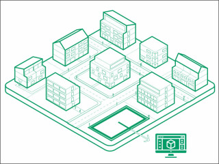 Mit Modoplus können Immobilienstandorte intuitiv sowie automatisiert beplant werden. 