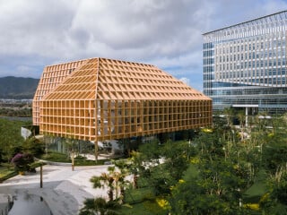 Potenzial zur Landmarke: Die Architektur des Sanya Farm Lab auf der südchinesischen Insel Hainan sticht heraus.