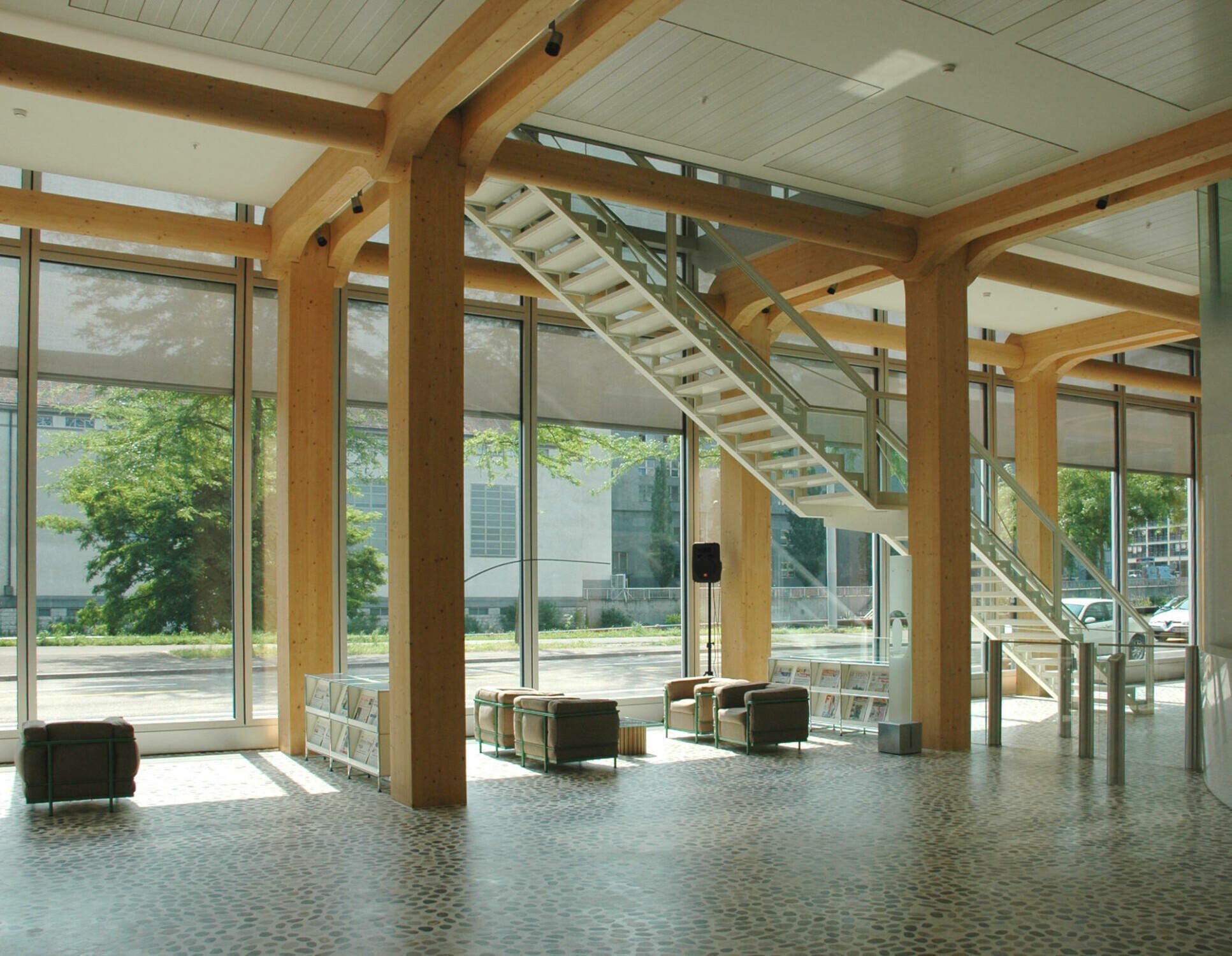 Beispiel Skelettbauweise: House of Natural Resources auf dem Campus Hönggerberg der ETH in Zürich (2015)