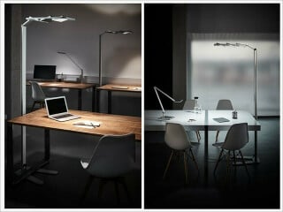Die Stehleuchte Attenzia space active HCL von Novus wurde speziell für die Büroanwendung entwickelt. 