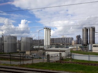 Petrochemische Anlage im österreichischen Schwechat.