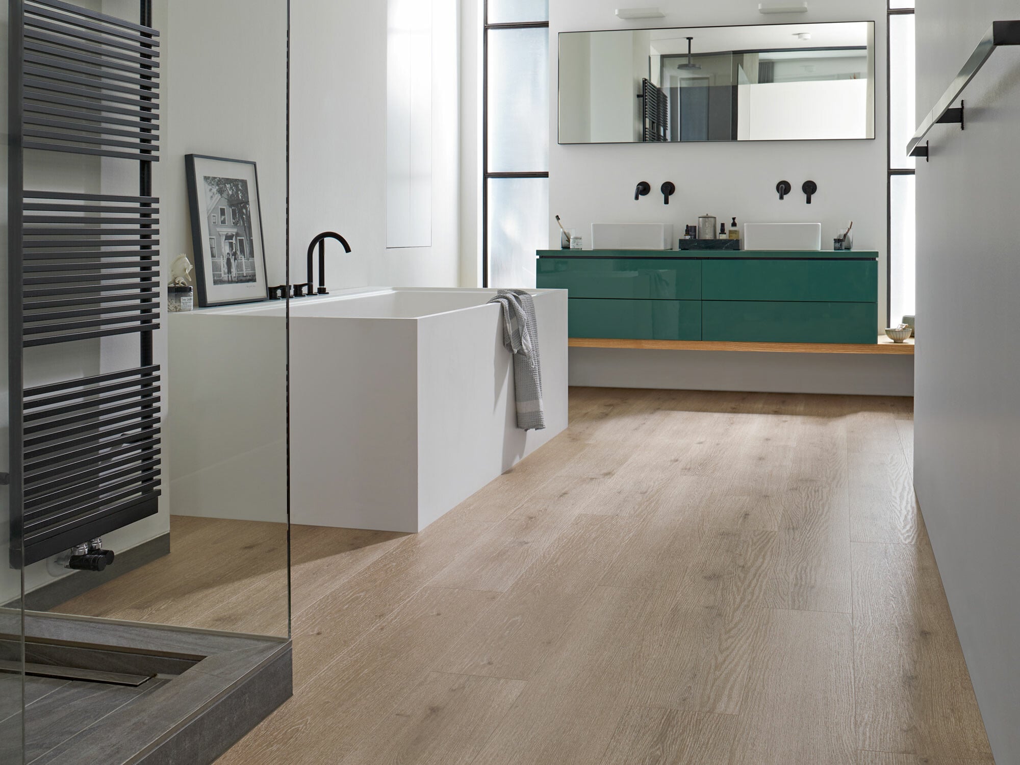 Modular One: Eiche Urban, grau gekälkt