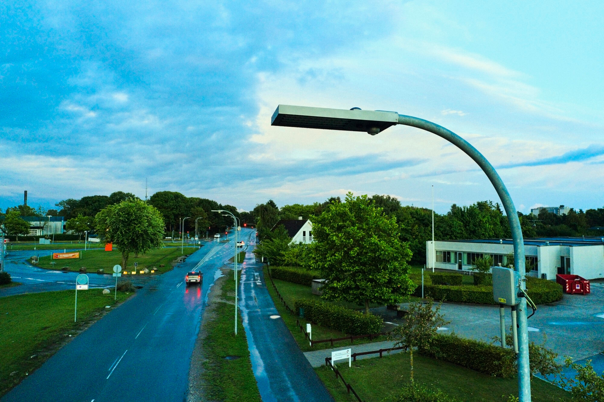 Die eingesetzten Leuchten verfügen über drei Schnittstellen zur Aufnahme der Sensor- und Kommunikationsmodule. 