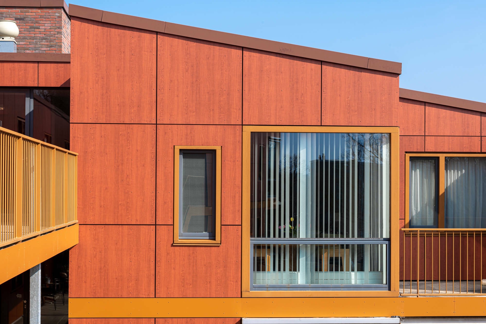 Das Dekor der Rockpanel Woods kommt natürlichen Holzoberflächen sehr nahe.
