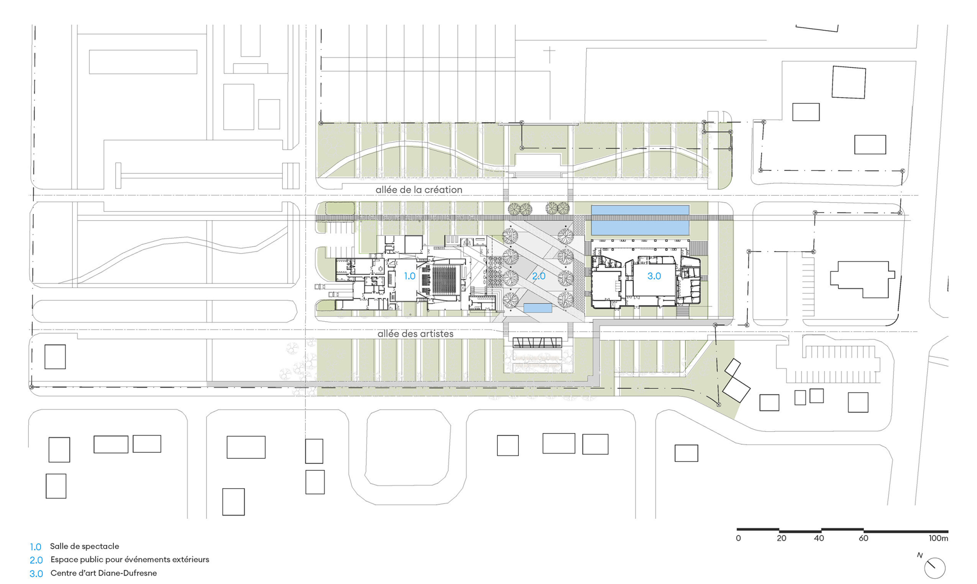 AlphonseDesjardins Theater in Repentigny Glas Kultur