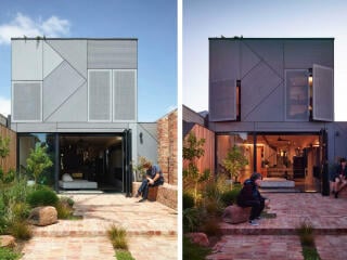 In Brunswick, Melbourne, haben Austin Maynard Architects ein Einfamilienhaus aufgestockt.