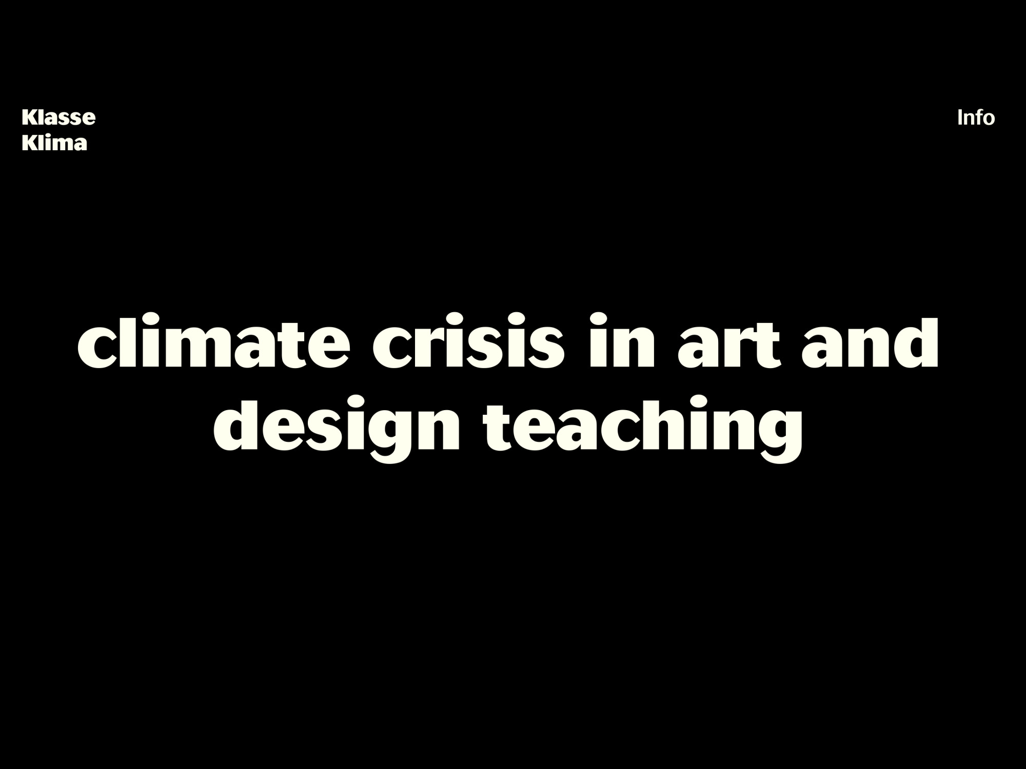 Die Klasse Klima engagiert sich für einen Kunst- und Designunterricht, der sich mit der Klimakrise beschäftigt.