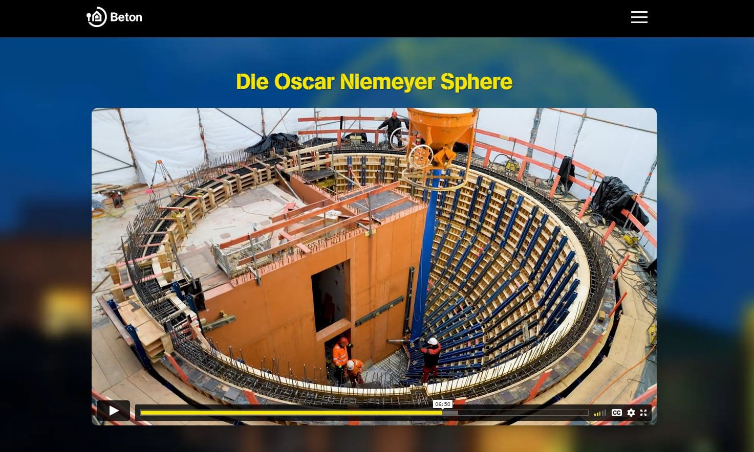 Der Film bietet auch Einblicke in den herausfordernden Planungs- und Bauprozess.