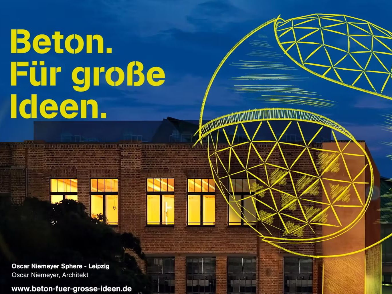 Von der Idee bis zur Fertigstellung: In einem zehnminütigen Film wird die Geschichte der Niemeyer Sphere erzählt, einem Kantinenanbau in Leipzig.