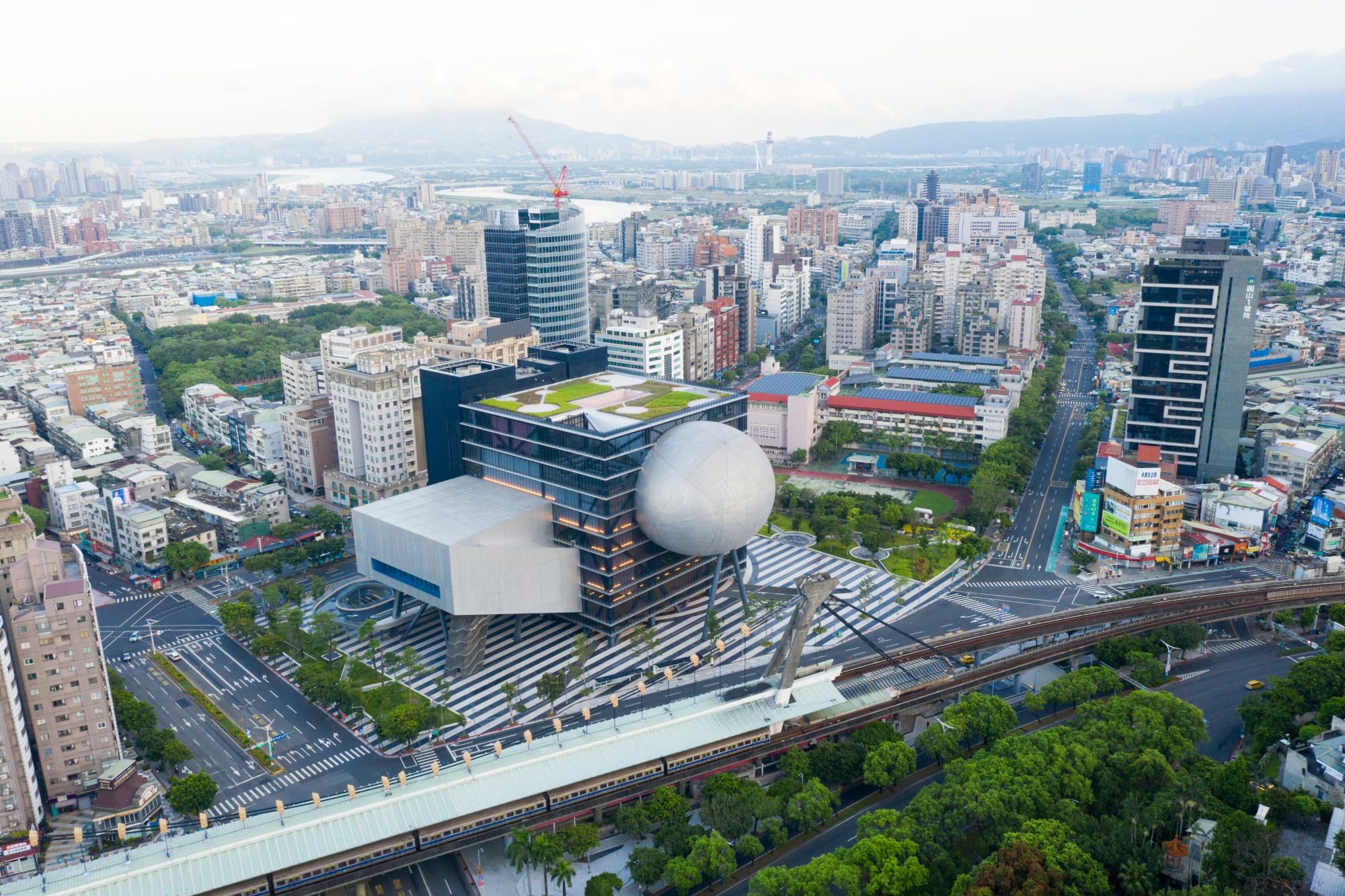 Der Neubau liegt in Shilin, dem flächenmäßig größten Stadtteil von Taipeh.