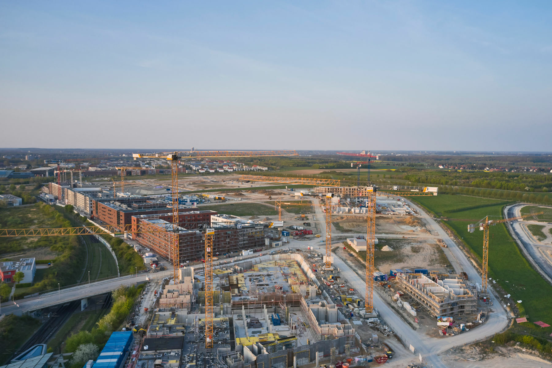 4.000 Wohneinheiten auf 37 Baufeldern sind hier in der Entstehung.